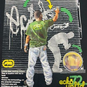 Ecko Unltd Vinatge T-shirt - Graffiti - XL